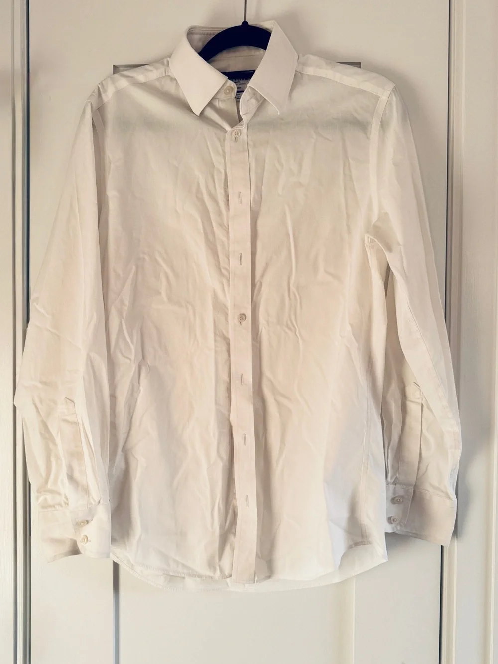 Charles Tyrwhitt White Non-Iron Slim Fit Shirt 15/34